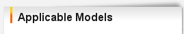 Applicable Models